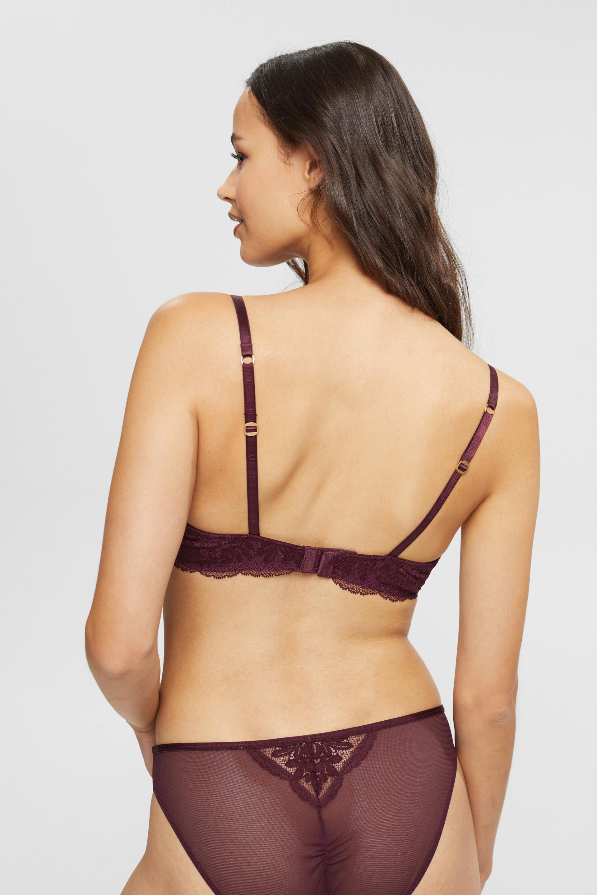 En matière recyclée le soutien-gorge en dentelle non rembourré à armatures