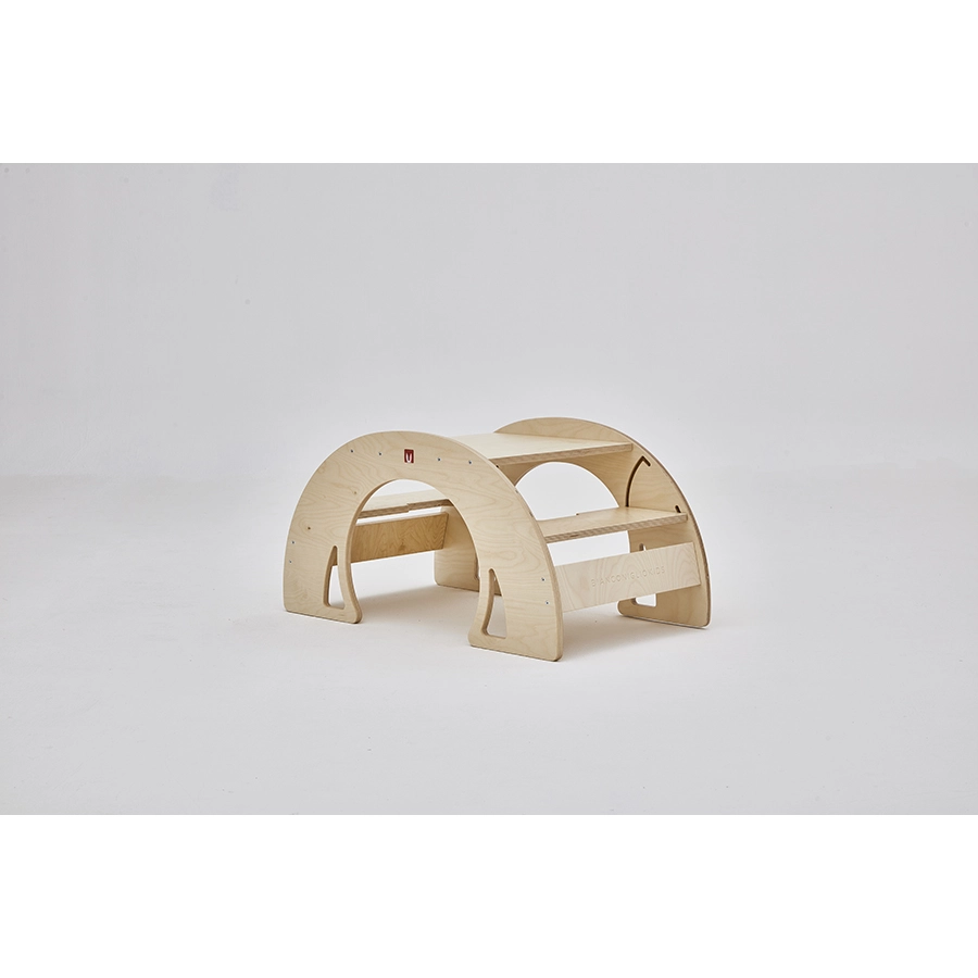 Bianconiglio Kids® Wipptisch DONDO multifunktional natur lackiert