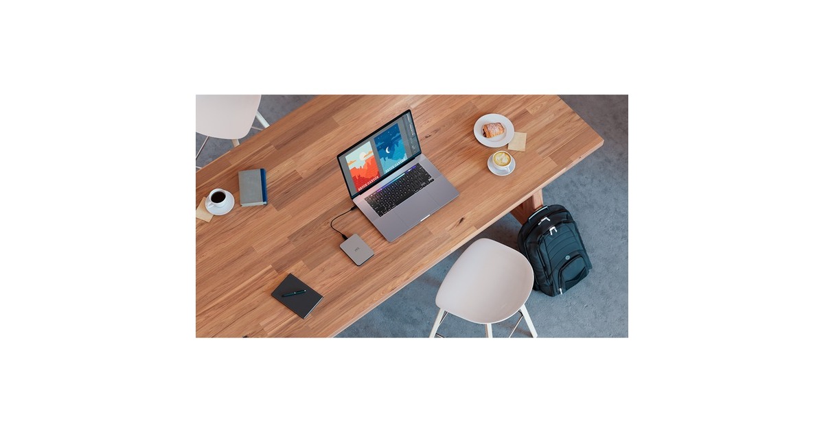 LaCieMobile Drive Secure 2 TB externe harde schijf  (Grijs, USB-C 3.2 (5 Gbit/s))