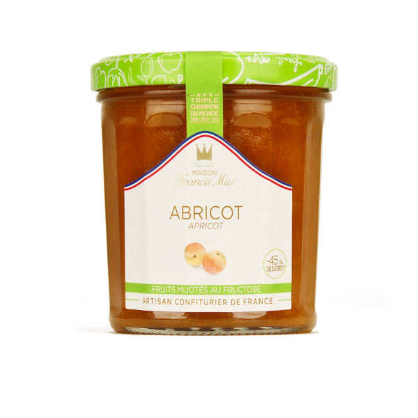 Confiture d'abricot allegée en sucre - Francis Miot