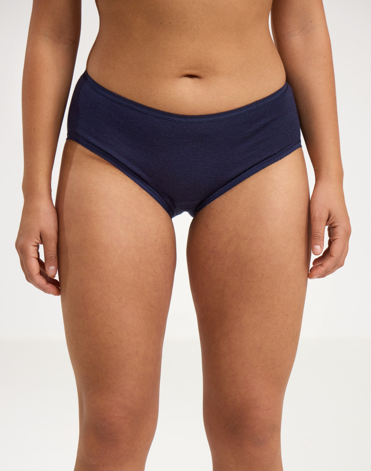 Midi-slips van merinowol voor dames