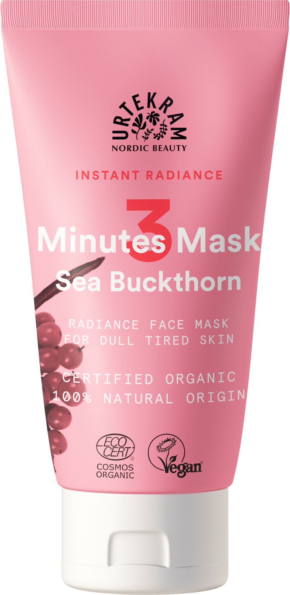 Urtekram Instant Radiance 3 Minutes Mask Sea Buckthorn