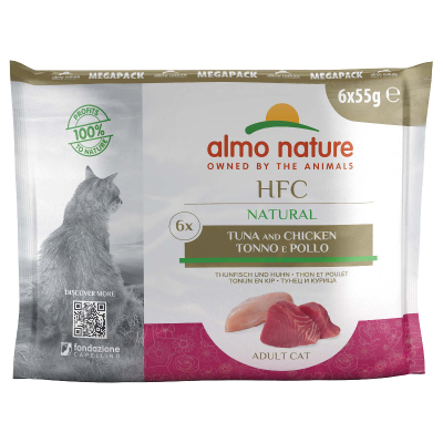 Almo Nature HFC Natural Adult Thunfisch & Huhn 8x6x55g