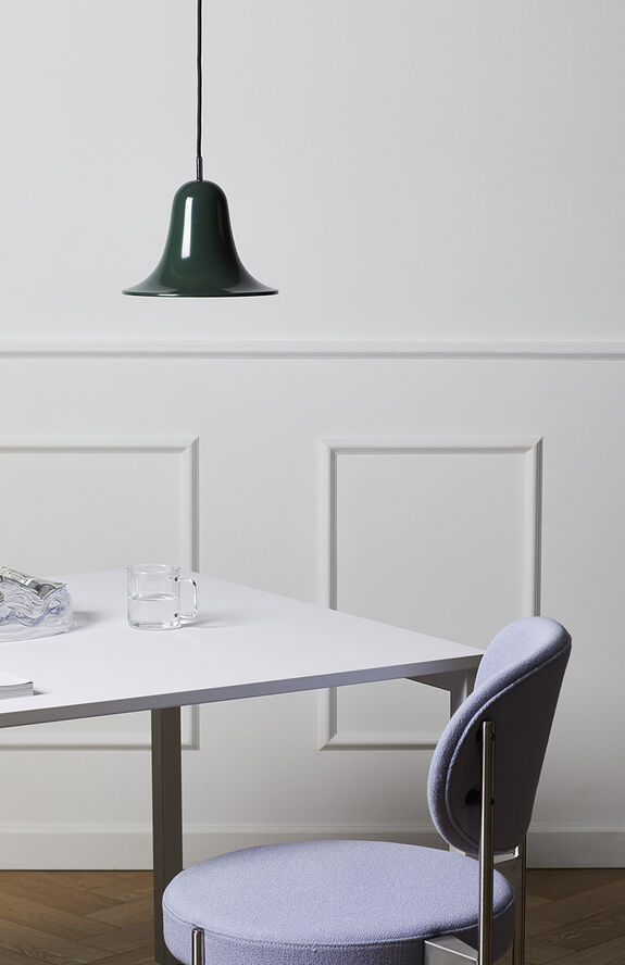 Verpan Pantop Pendant, Ø23 Dark green