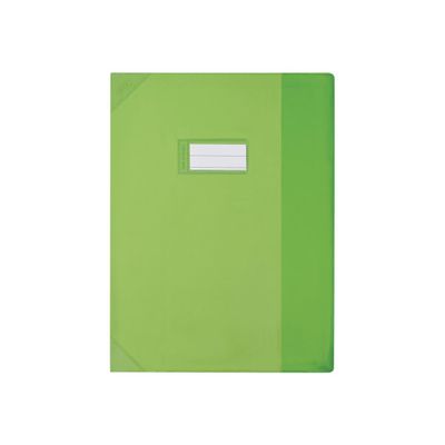 Oxford Strong Line - Protège cahier sans rabat - 24 x 32 cm - vert translucide