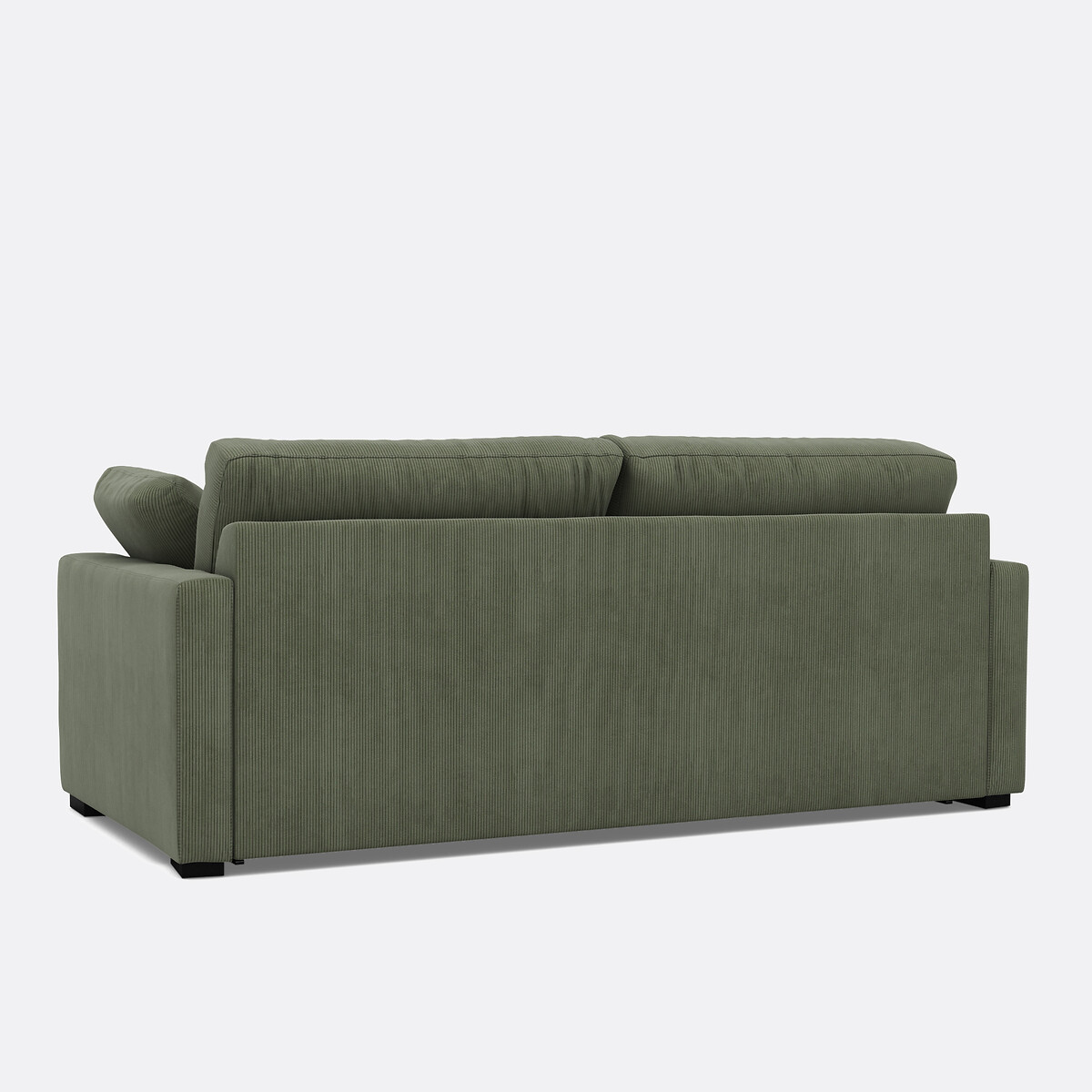 LA REDOUTE INTERIEURS<br>Sofá cama de veludo fino, espuma, Timor