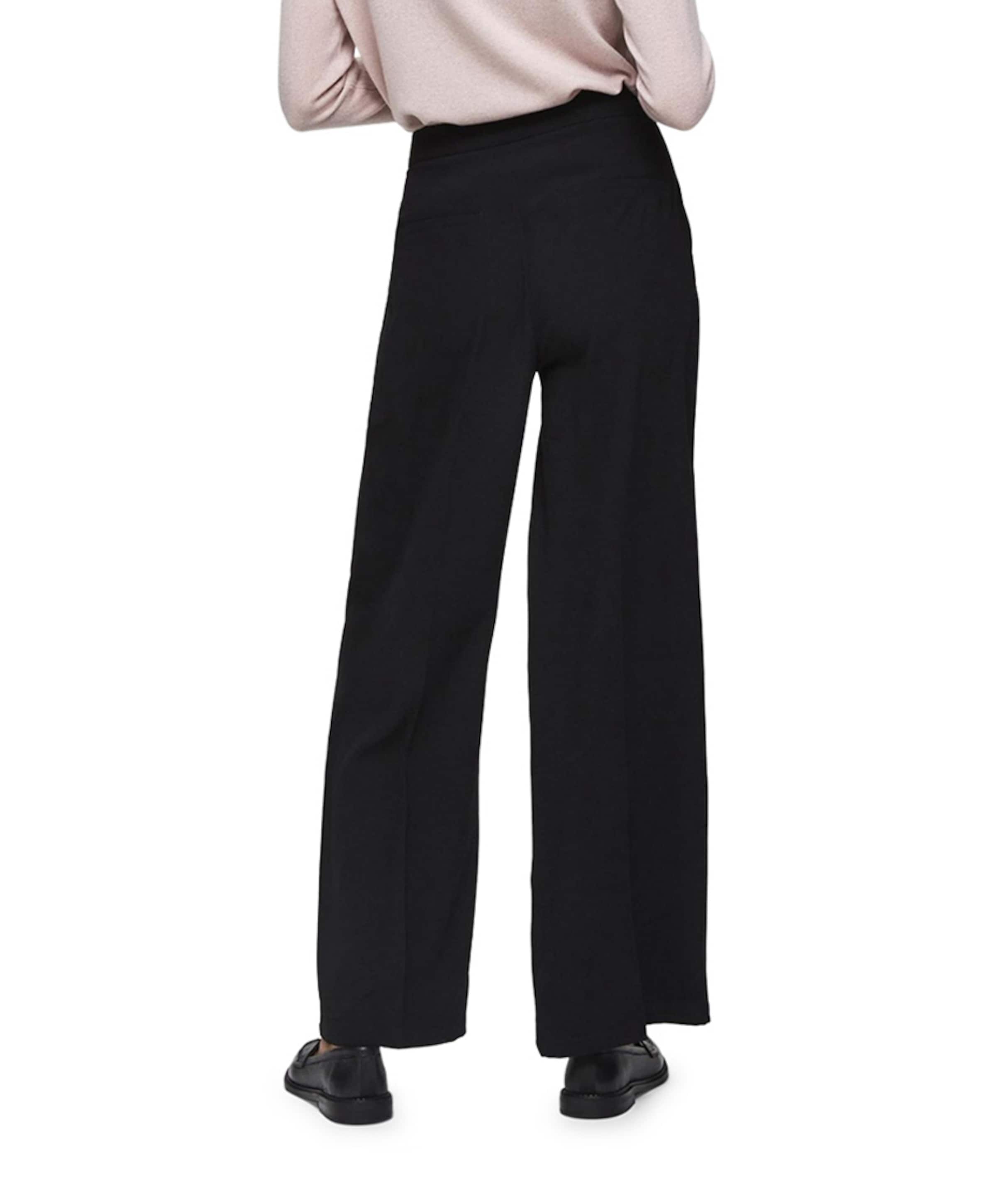 Selected SLFTINNI MW WIDE PANT N NOOS dames broek zwart