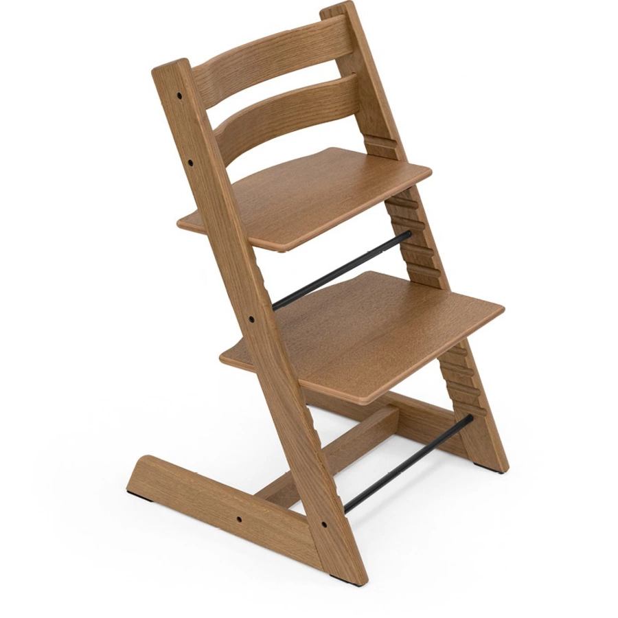 STOKKE® Tripp Trapp® Hochstuhl Oak Brown Wash inkl. Newborn Set™ Grey