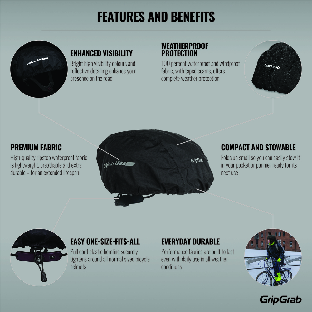 GripGrab Helmet Cover onesize Sort