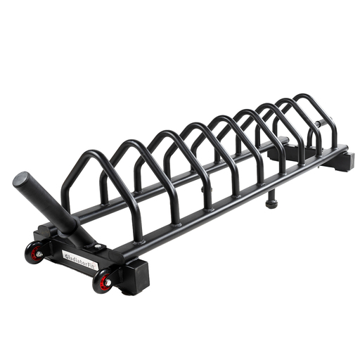 Suporte de aço com rodas para anilhas de Ø 50 mm Gladiatorfit