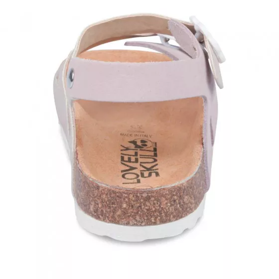 Sandales ROSE LOVELY SKULL CUIR
