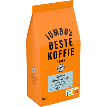 Jumbo's Beste Koffiebonen Crema 1 kg