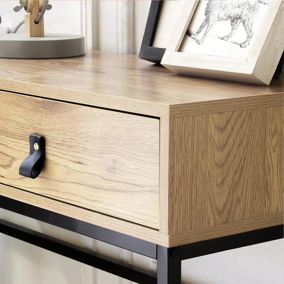 CALICOSY - Sidetable JILL - Licht hout - 80.5x100.3x35.3 cm