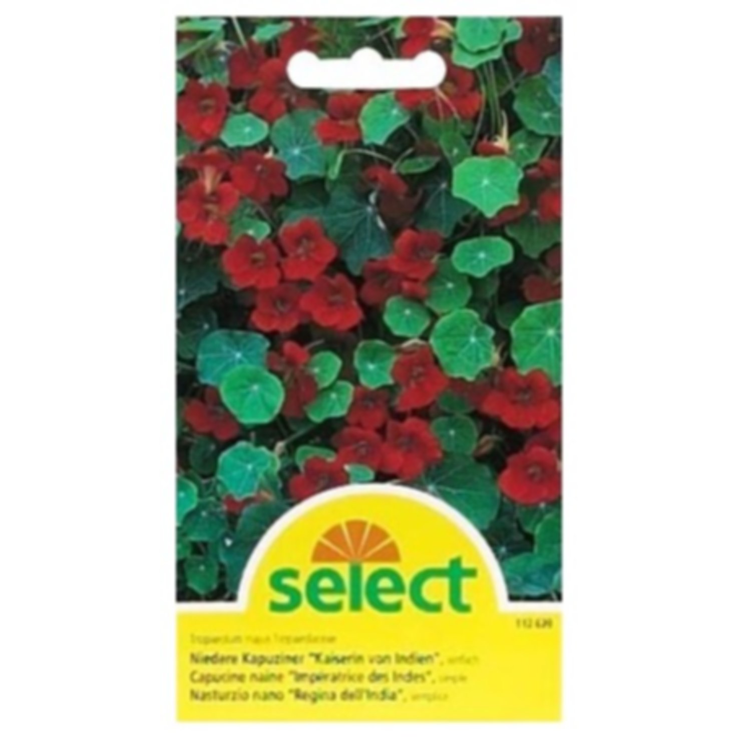 Select Tropaeolum Kaiserin von Indien Rot