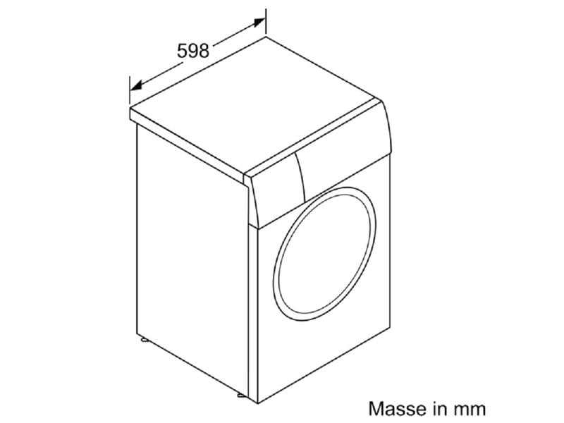 Bosch Waschmaschine WGG244ZJCH Links Frontloader mit 9 kg Ladekapazität