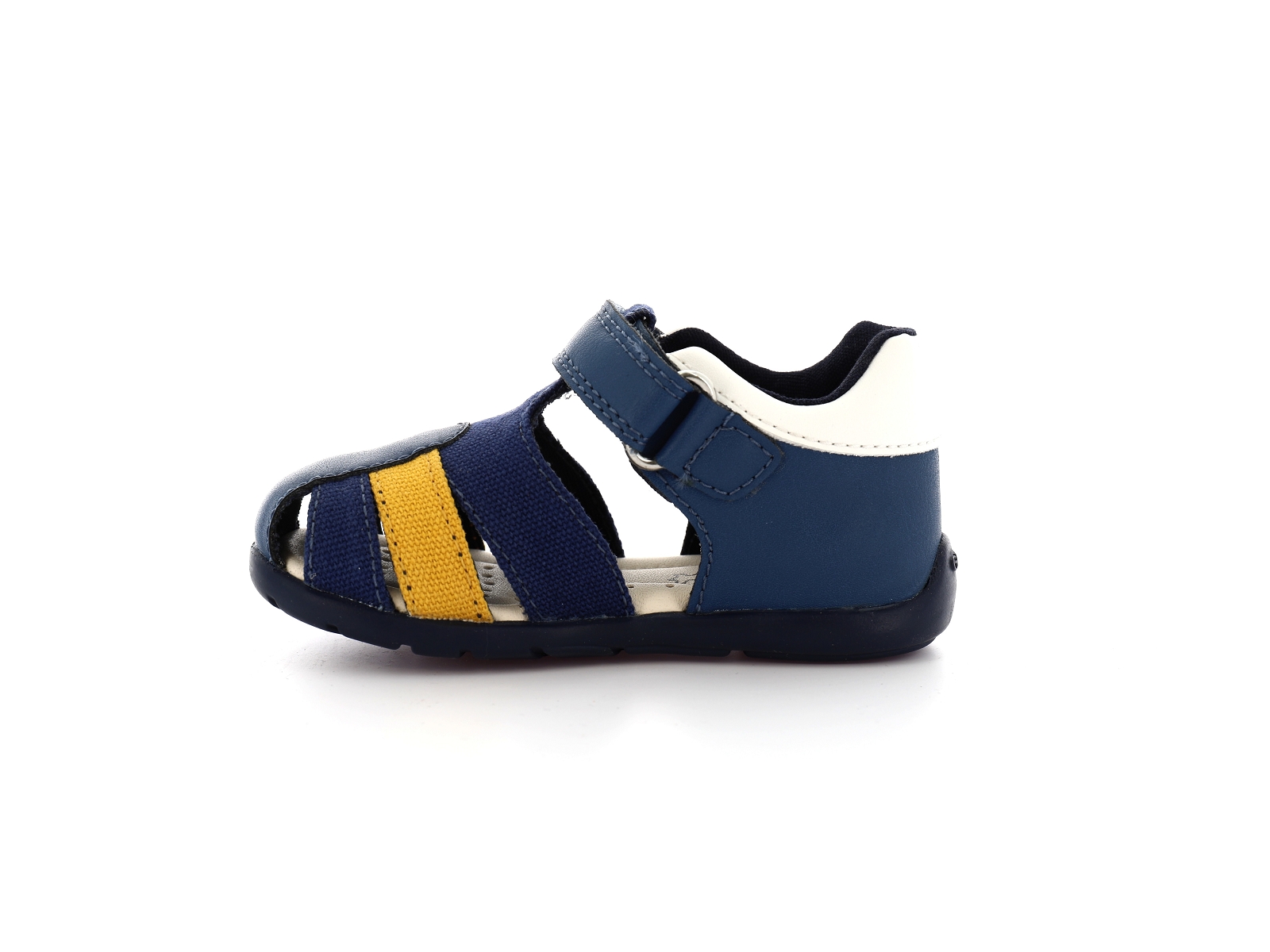 Geox-B ELTHAN BOY B451PC Matières combinées Bleu-Jaune