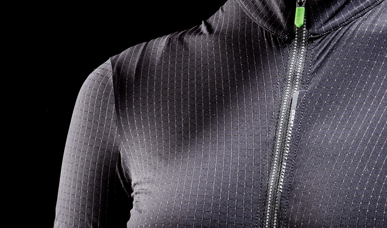 Q36.5 L1 Pinstripe X Fietsshirt Korte Mouwen Zwart Dames