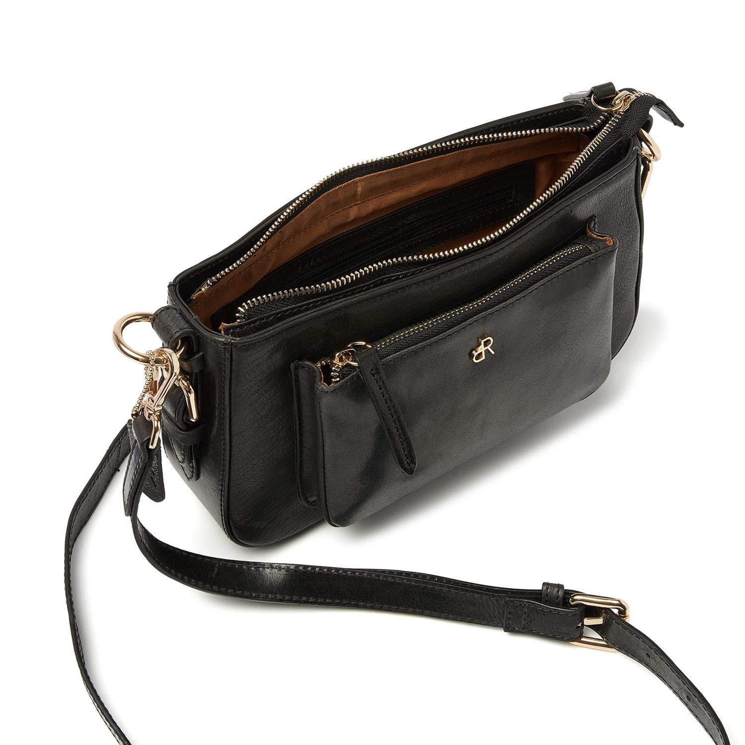 dR Amsterdam Milan Schoudertas Black