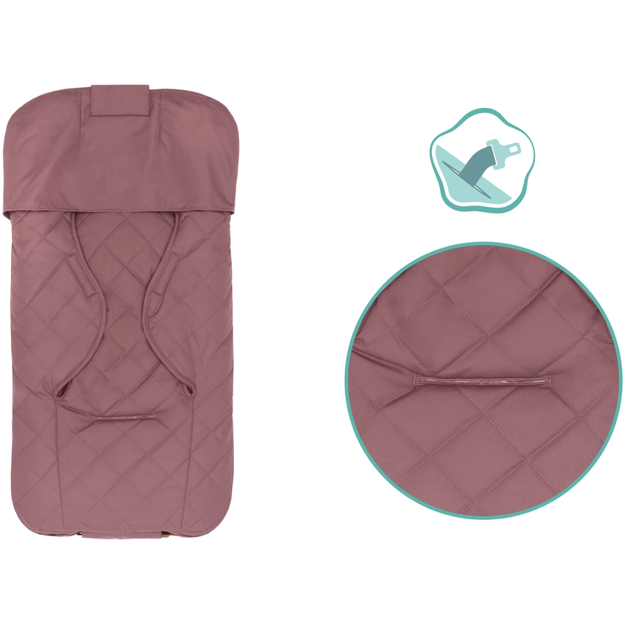 fillikid Winterfußsack Nevado für Babyschale Altrosa