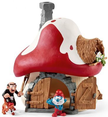 Schleich - Smurfenhuis - Kinderspeelgoed - Inclusief 2 Speelfiguren - 20803