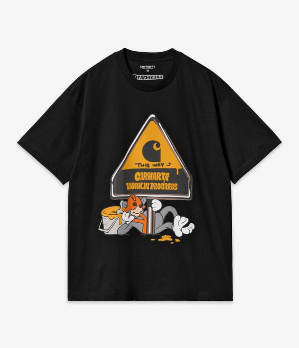Carhartt WIP Deadkebab Workin On It Organic T-Shirt (black) online kaufen | skatedeluxe