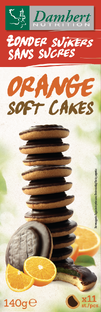 Damhert Orange Soft Cakes Zonder Suiker 140GR