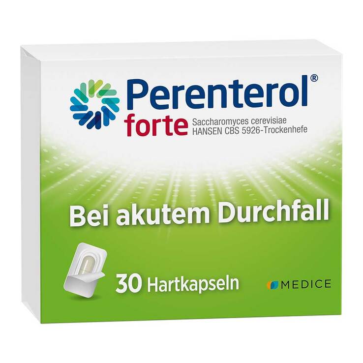 Perenterol forte 250 mg bei akutem Durchfall & zur Vorbeugung, 30 St