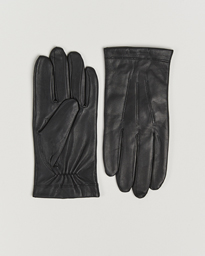 Amanda Christensen Lined Leather Gloves Brown
