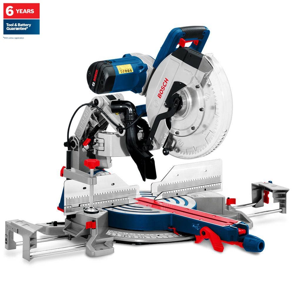 Serra de esquadria composta deslizante BOSCH 2000W 305mm GCM12GDL