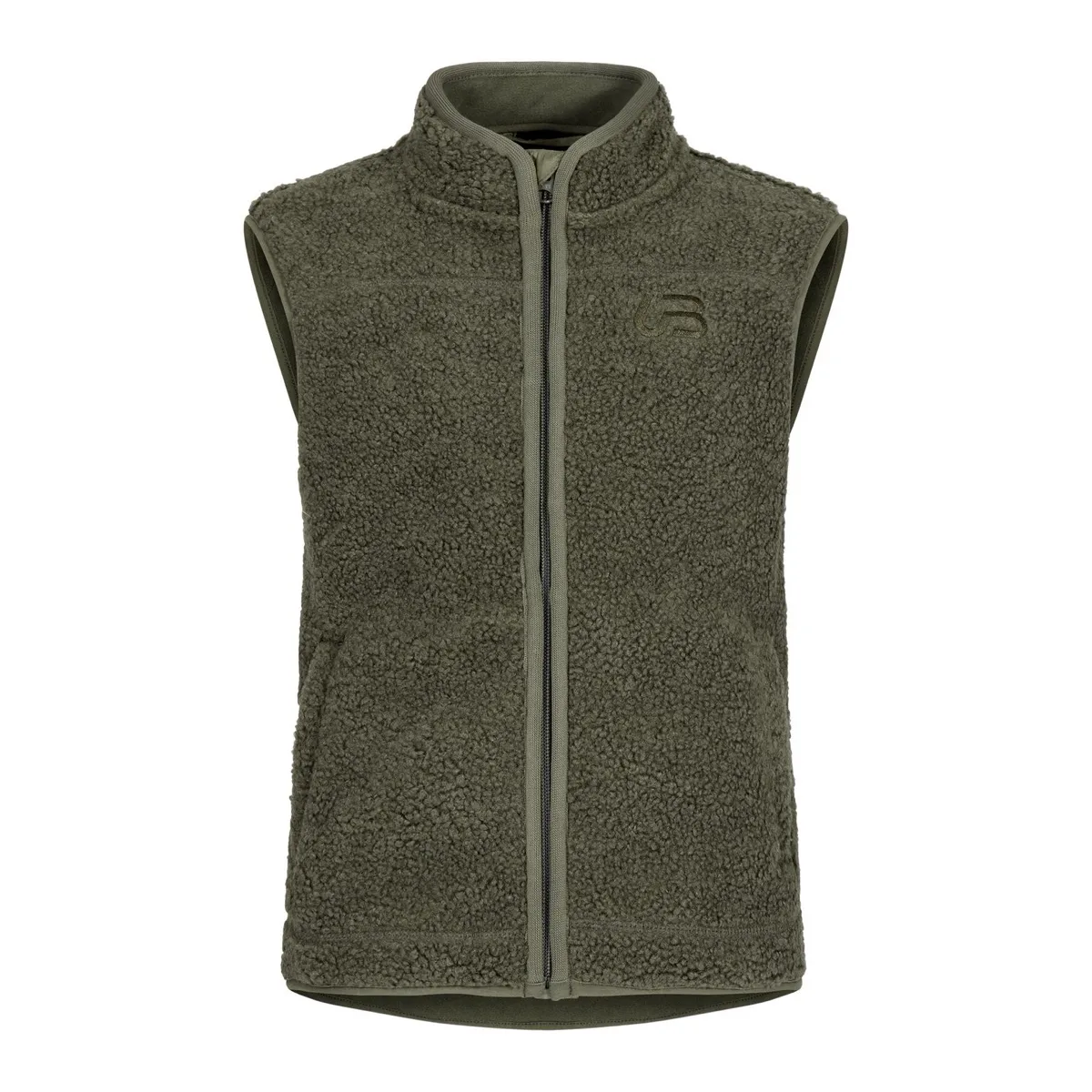 Urberg Kids' Åheim Pile Vest Deep Lichen Green
