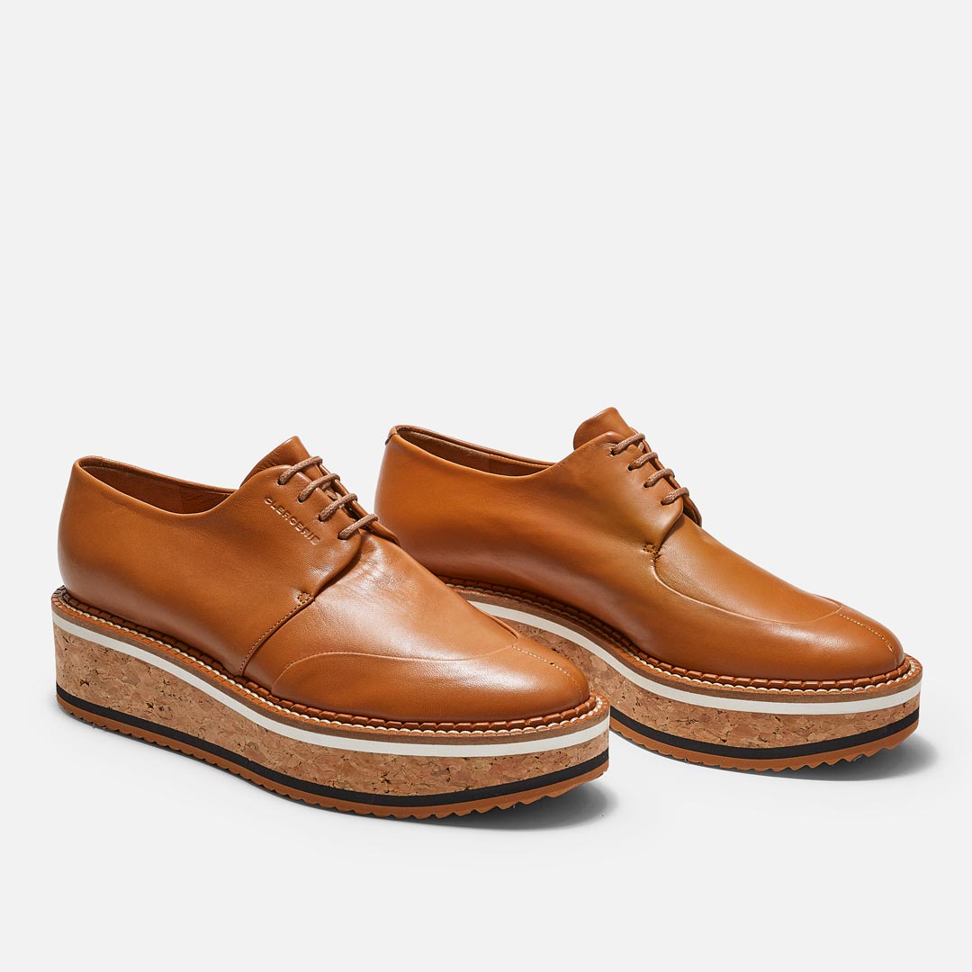 DERBIES - BREE derbies, rust lambskin || OUTLET