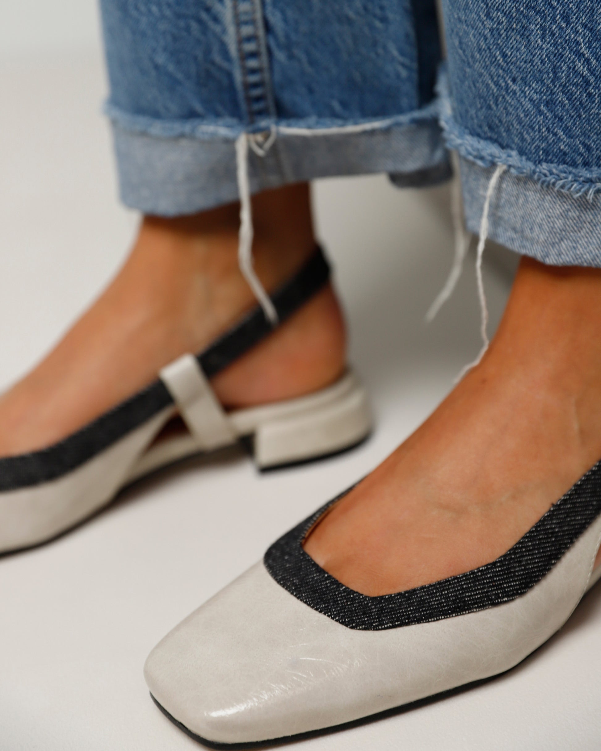 VIA VAI beige slingbacks Julie Xena