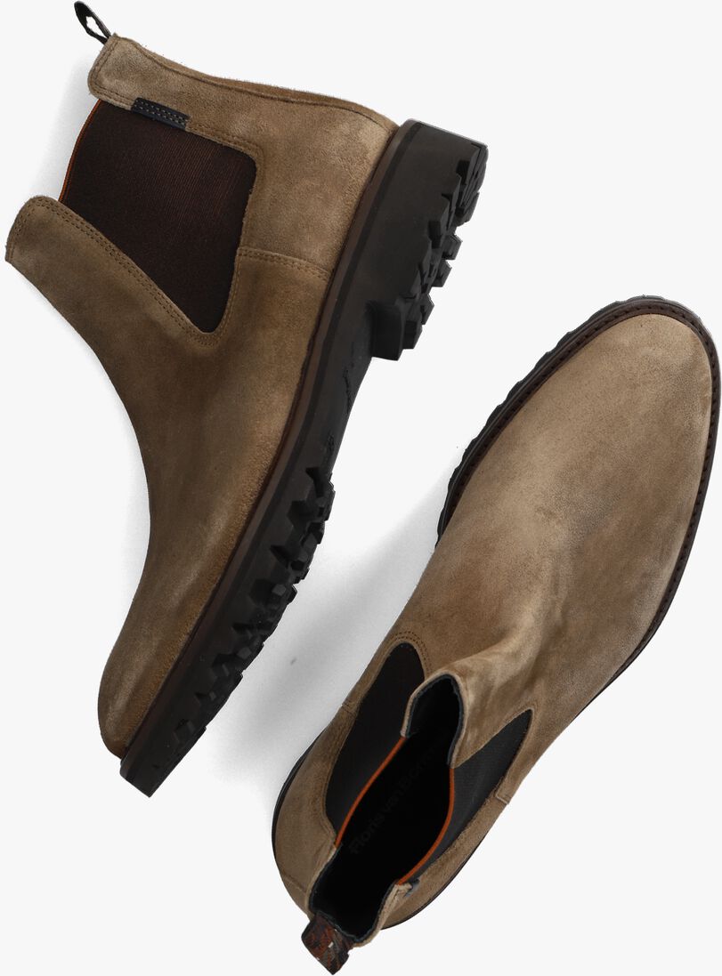 FLORIS VAN BOMMEL cognac floris van bommel chelsea boots sfm-60018