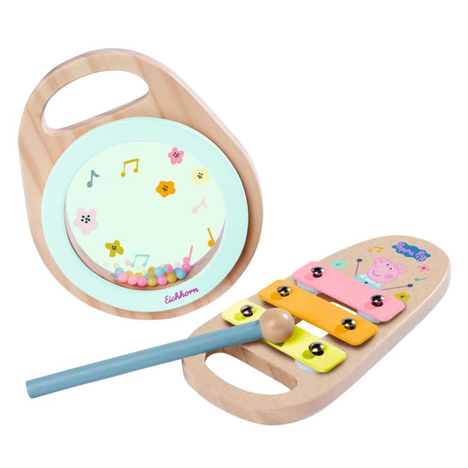 Peppa Wutz - Holz Musikset - 2-teilig