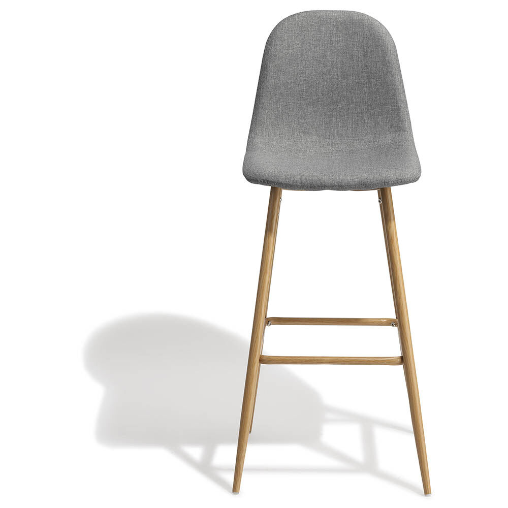 Tabouret de bar Gaby gris anthracite x 2