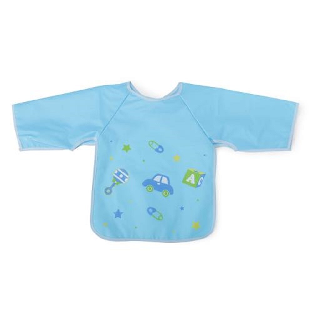 Cangaroo Babylatz Piggy 1007 Ärmel langarm wasserdicht, Klettverschluss, EVA blau