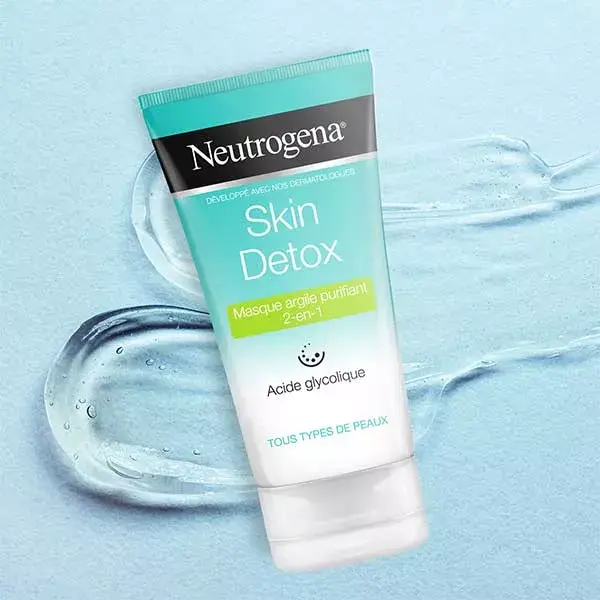 Máscara de Argila Purificante 2 em 1 Neutrogena Skin Detox 150ml
