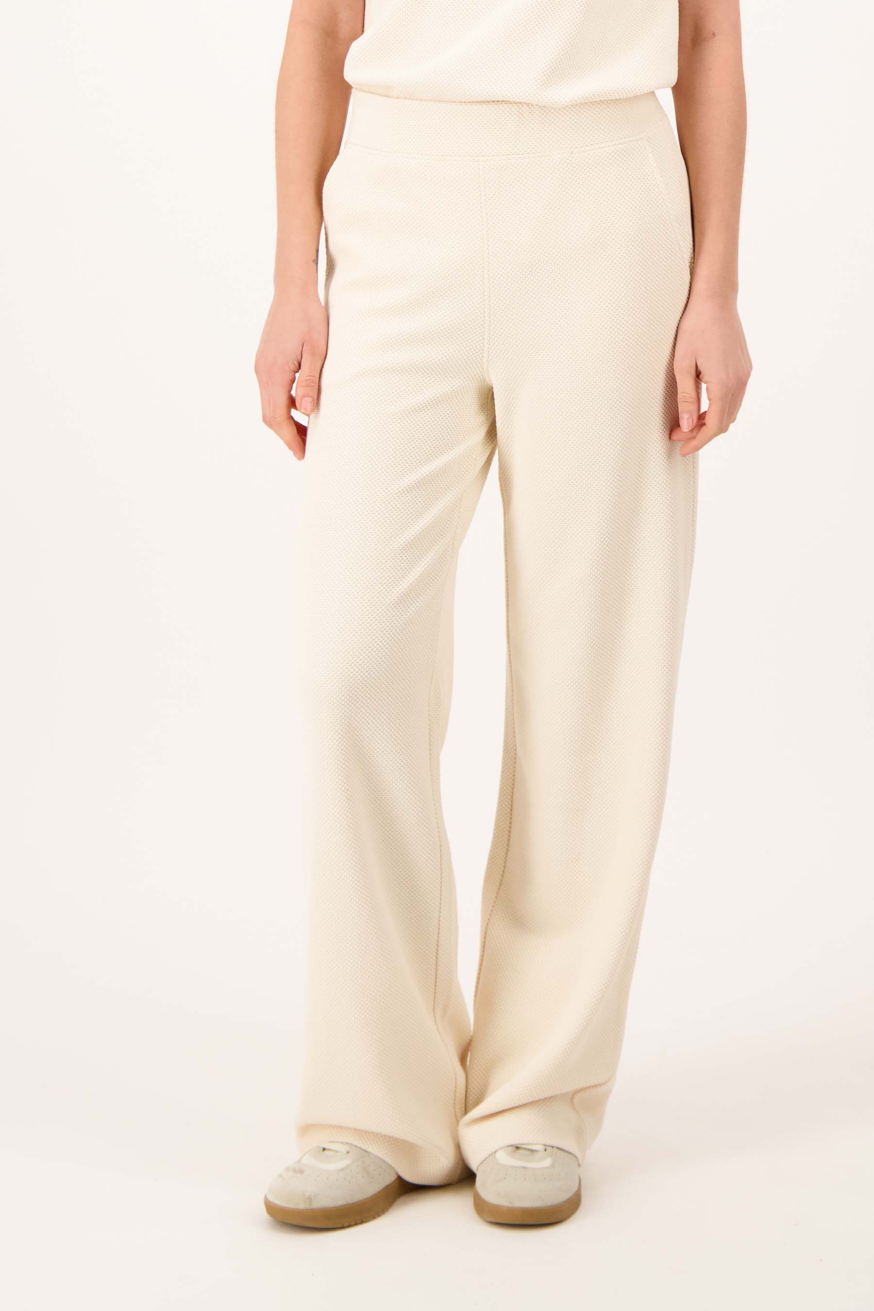 structuur broek met stretch