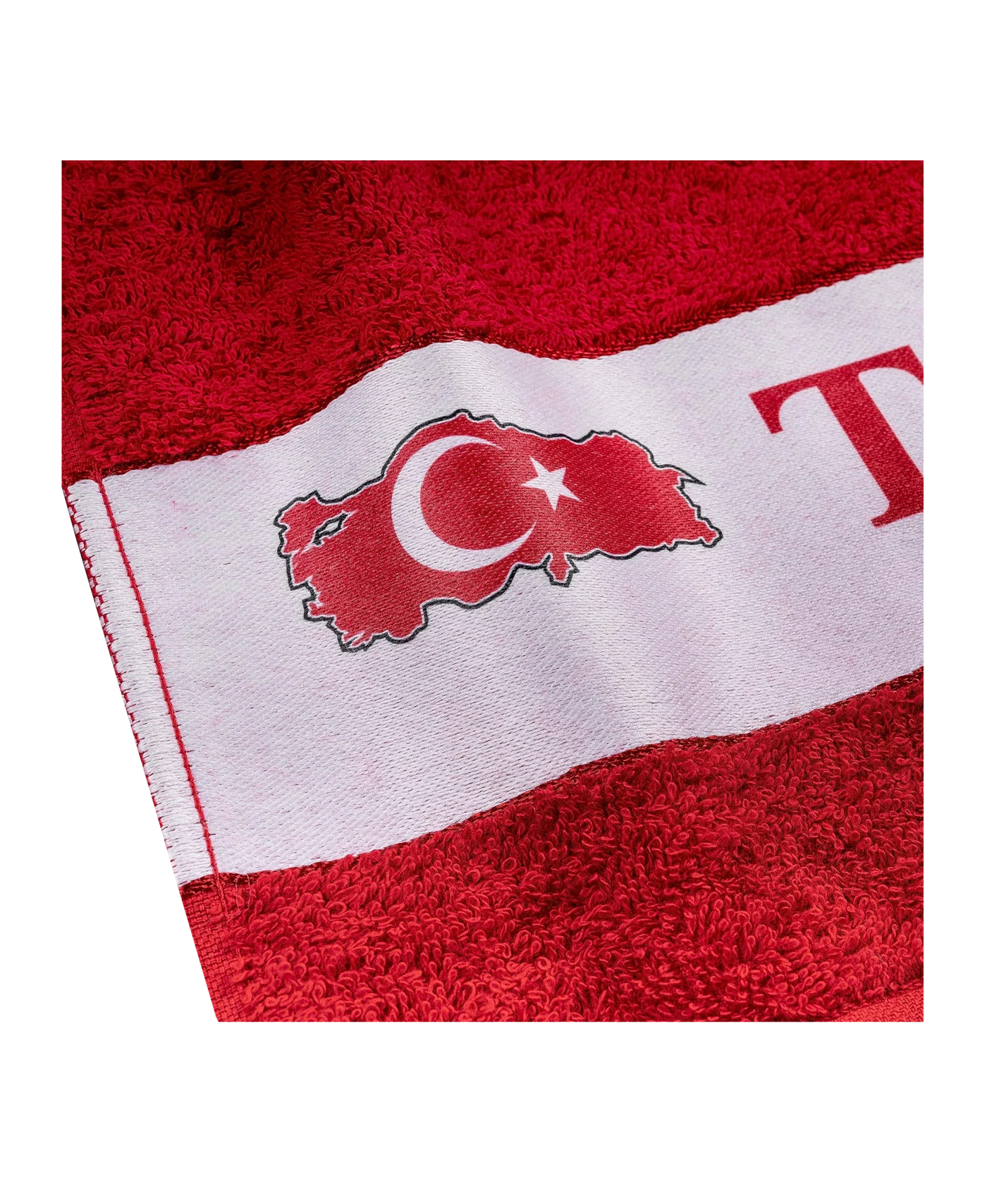 TFF Türkei Handtuch 50x100cm EM 2024 Rot