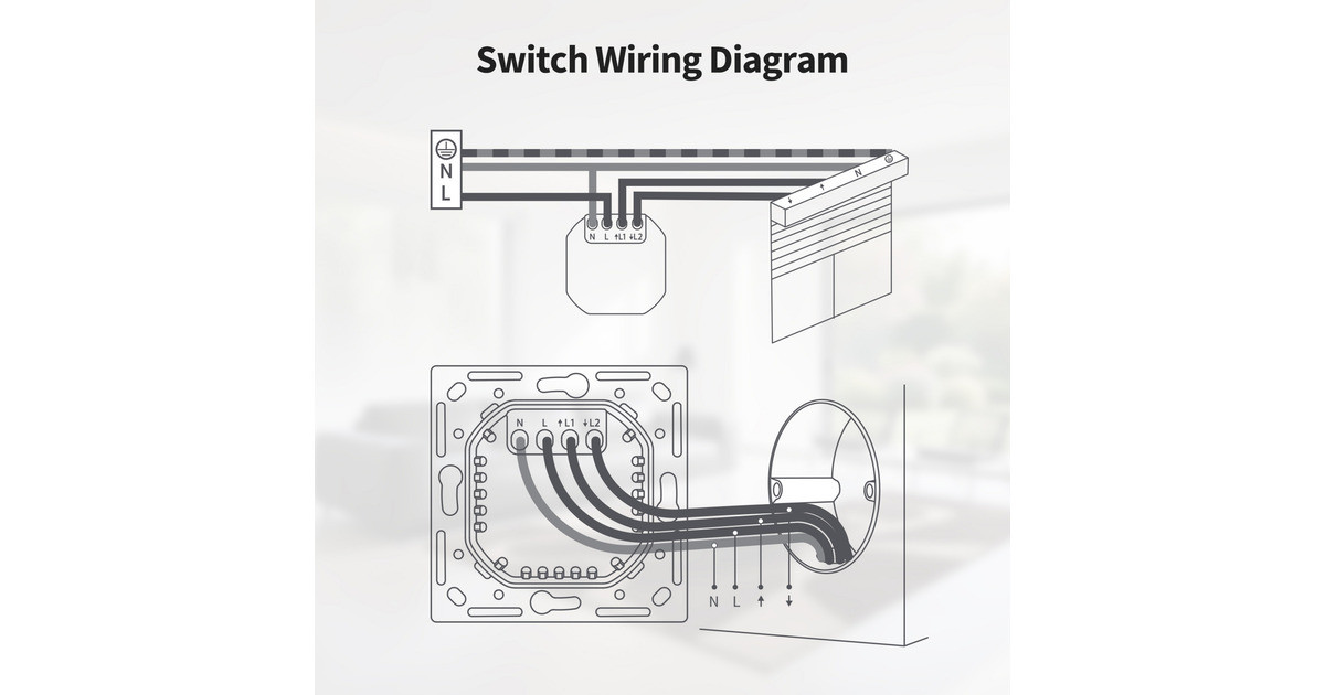AqaraShutter Switch H2 Kit schakelaar