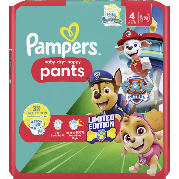 baby-dry pants Gr.4 (9-15kg) Paw Patrol
