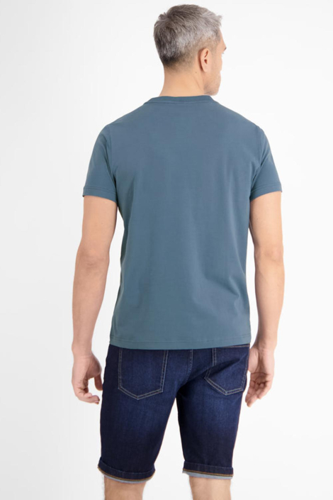 Lerros blauwe heren t-shirt
