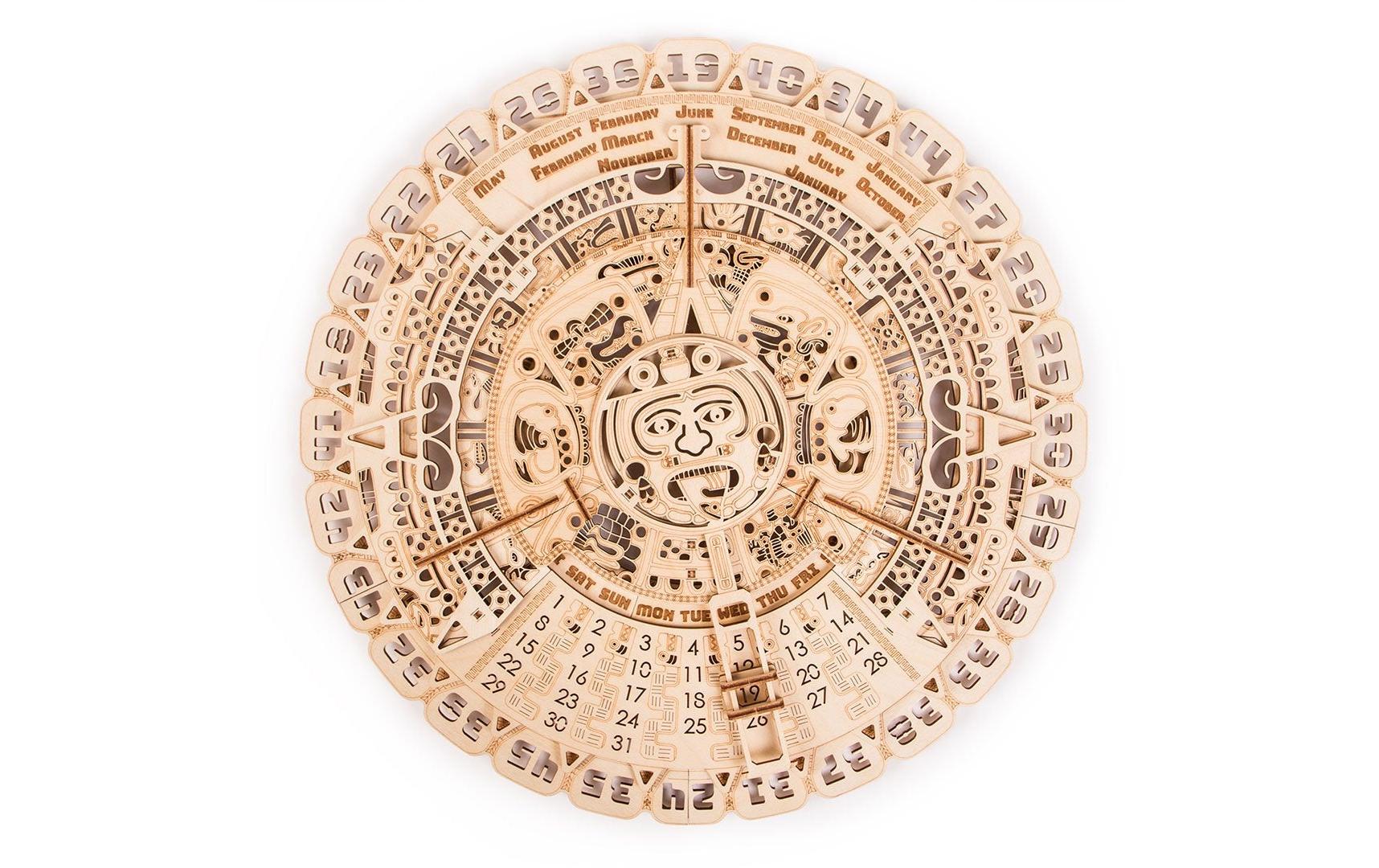 Bausatz Maya-KalenderKalender 3D Bausatz aus Holz