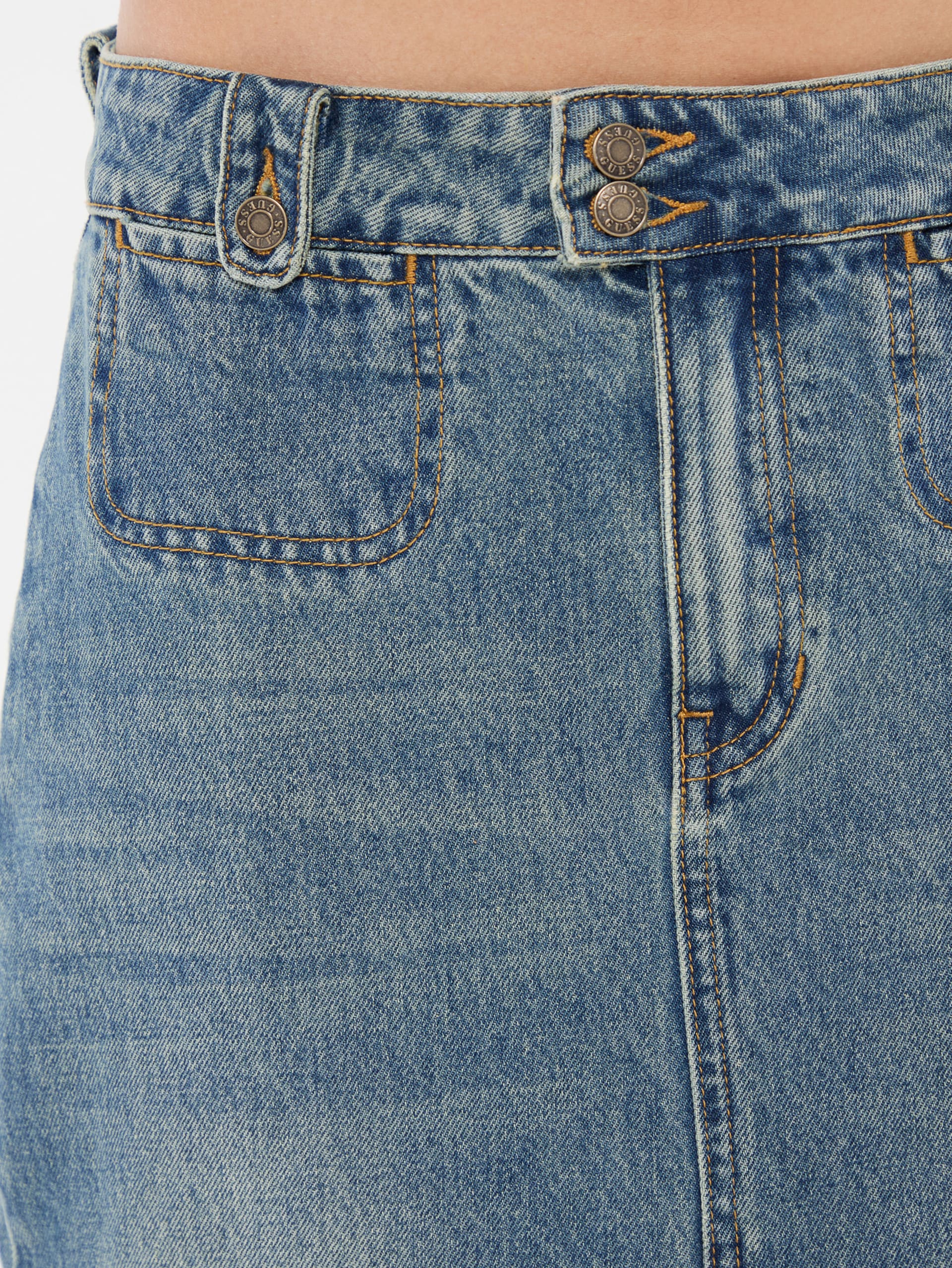 Saia midi jeans GUESS Originals