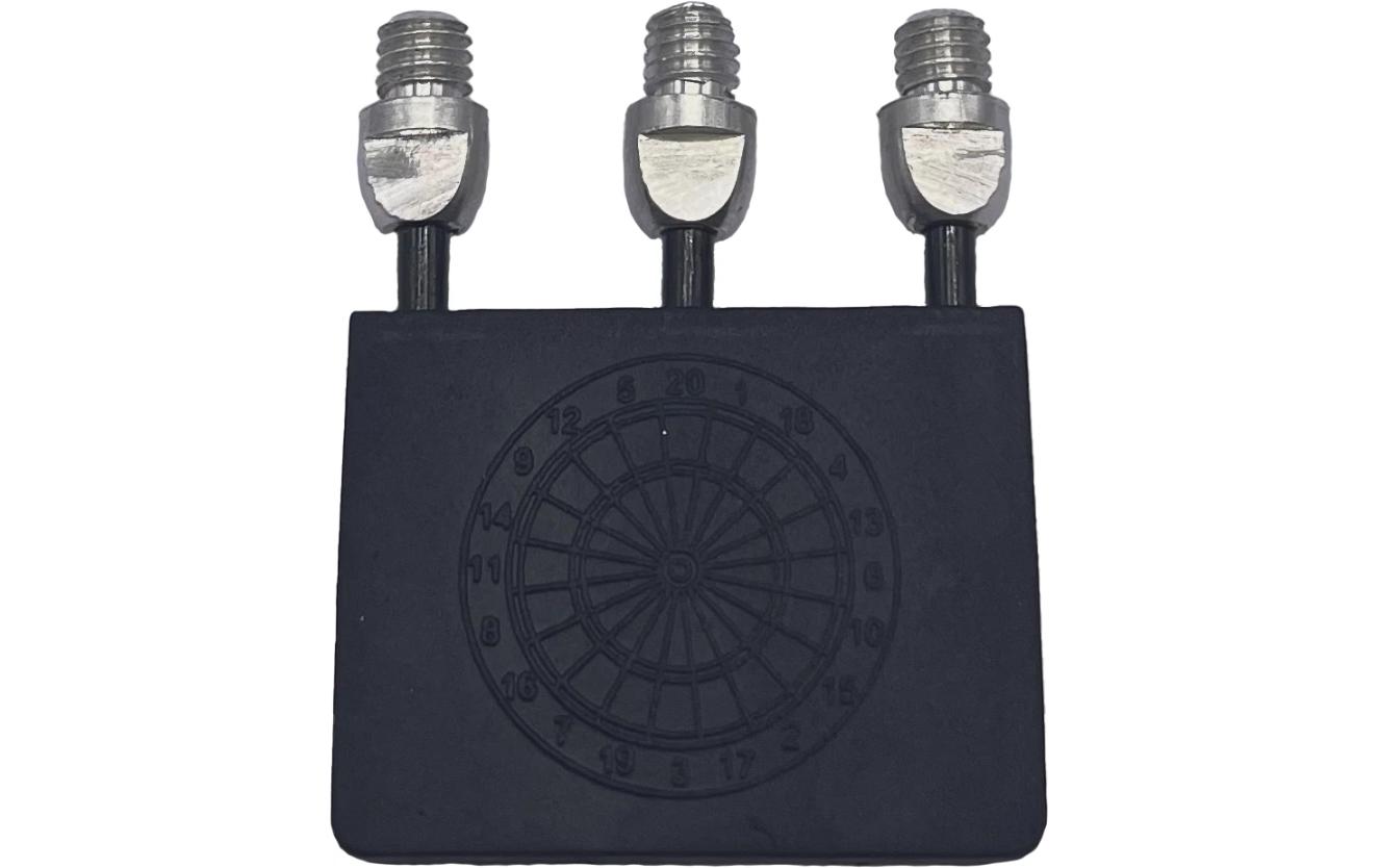 Metallspitzen Softdarts Alu 3 Stück inkl. Holder SetDart Spitzen mit 2BA Gewinde (4.7 mm) Set