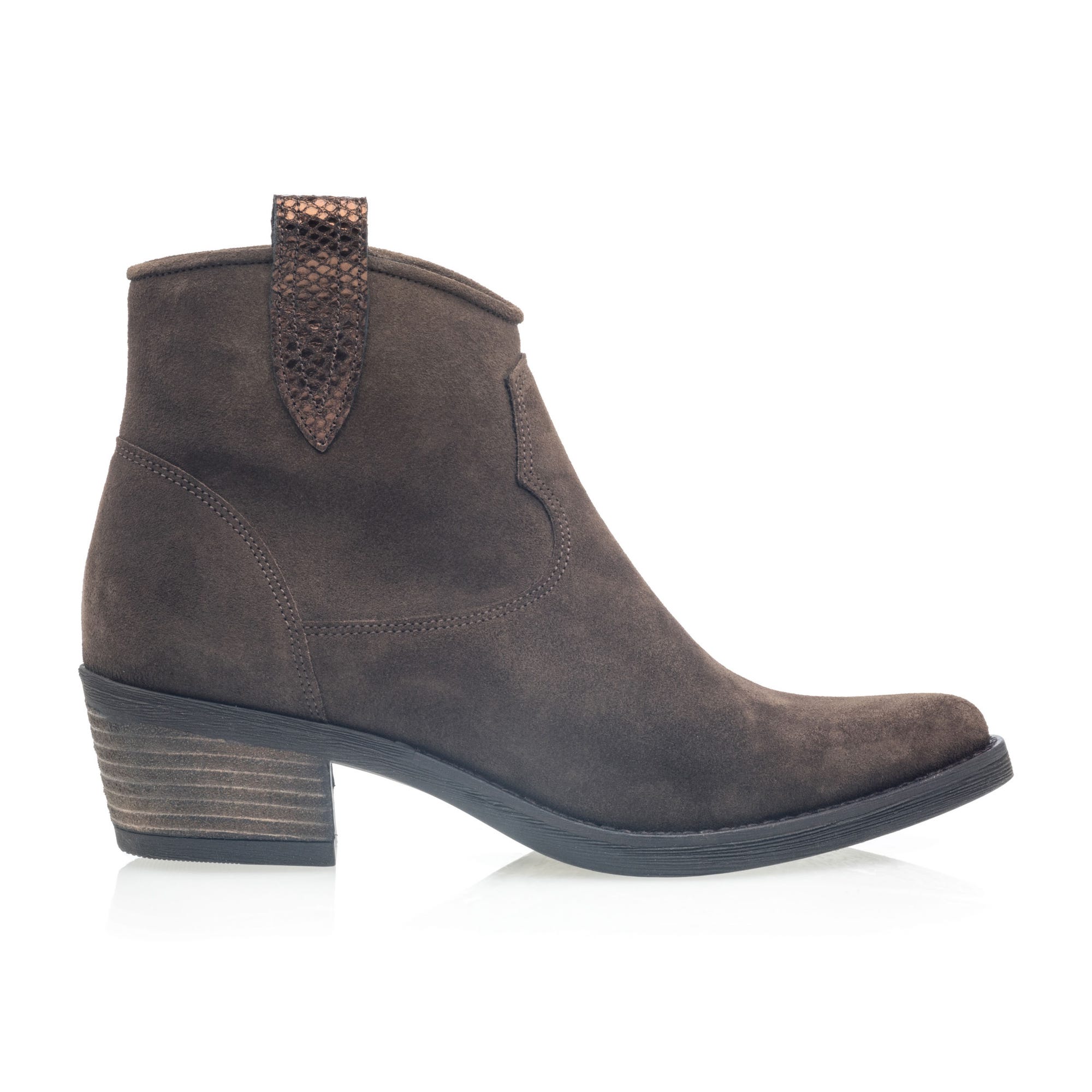 Santiags Femme en cuir marron