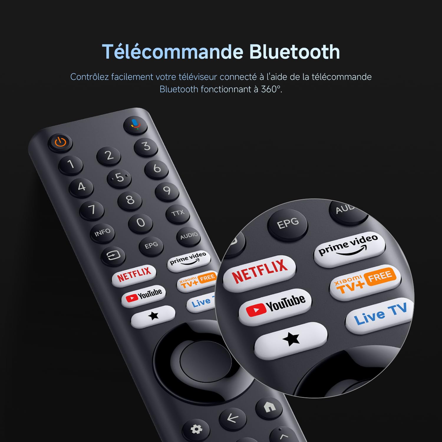 XIAOMI TV S Pro Mini LED 65, Smart TV, Dolby Vision, Dolby Atmos, QLED 4K, 144Hz, Google TV, HDR10+, Triple Tuner, DVB T2, MEMC, DTS-X, Harman AudioEF