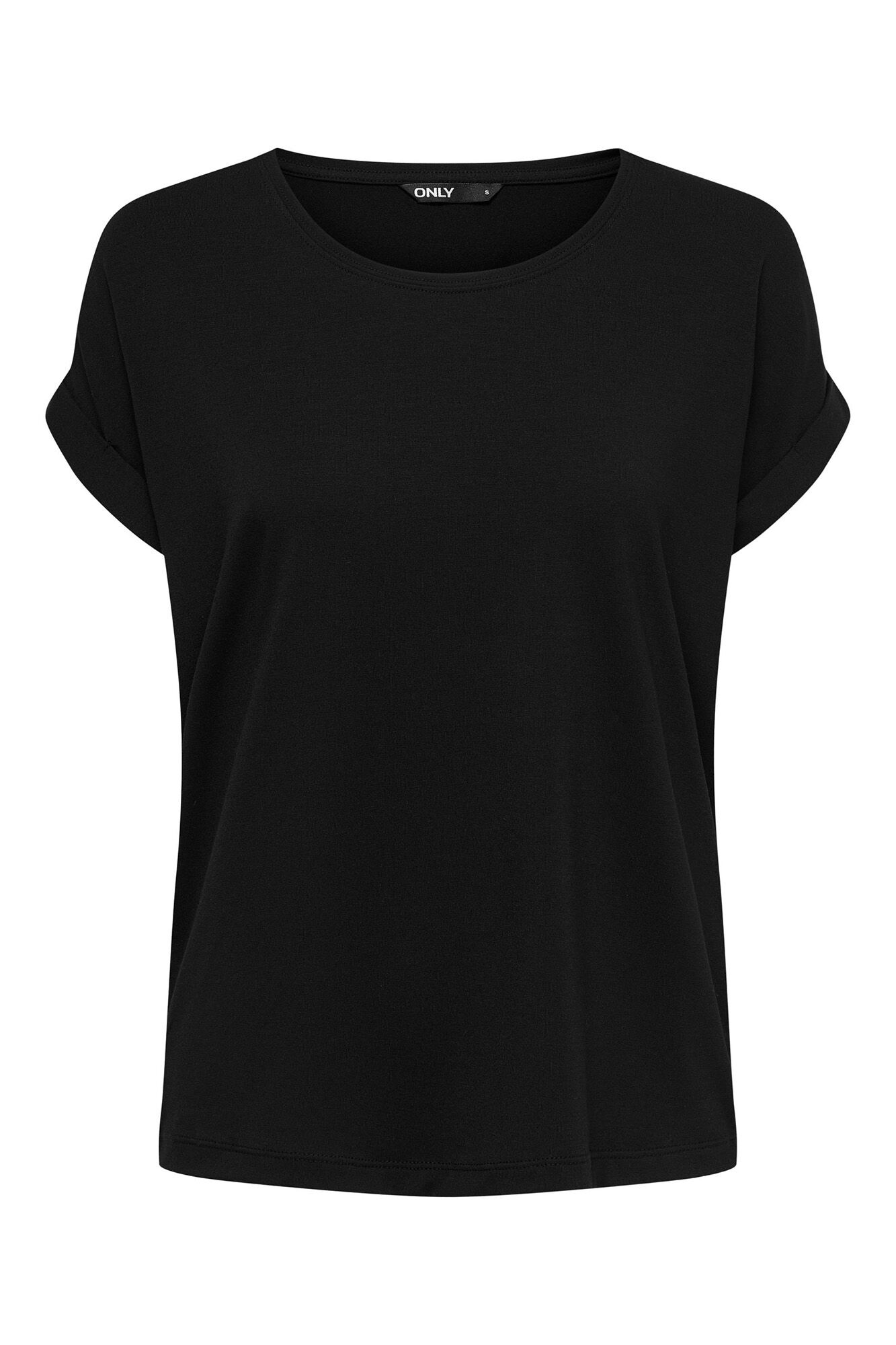 Blusa de manga curta e modelagem folgada