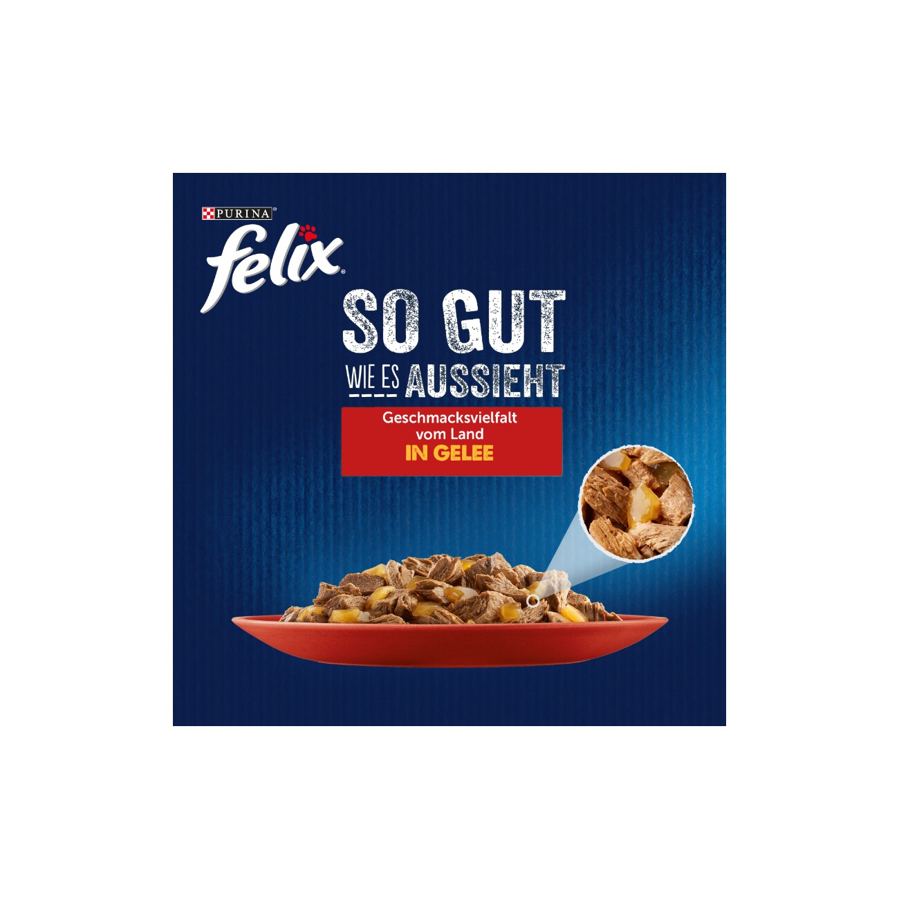 Felix Nassfutter Katze So gut wie es aussieht Adult Jumbo Paket 80 x 85 g