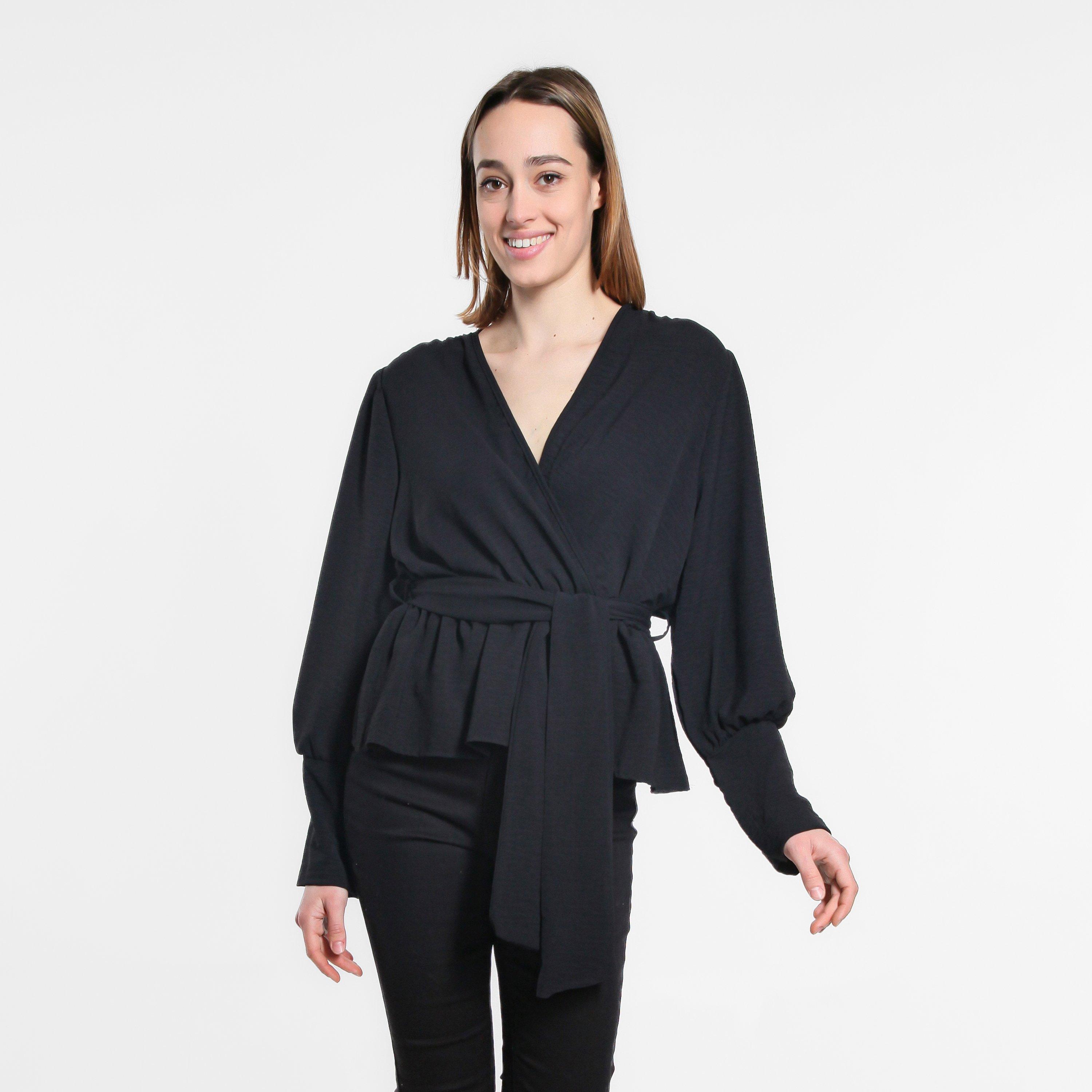 Be You BY Peplum Wrap Top Womens
